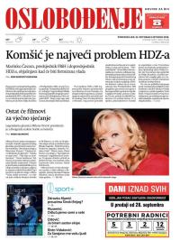 Oslobođenje - broj 25821, 15. okt 2018.