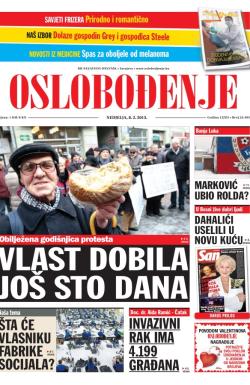 Oslobođenje - broj 24.495, 8. feb 2015.
