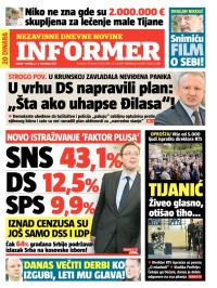 Informer - broj 458, 2. nov 2013.