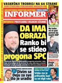 Informer CG - broj 597, 19. apr 2014.
