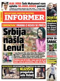 Informer - broj 620, 20. maj 2014.