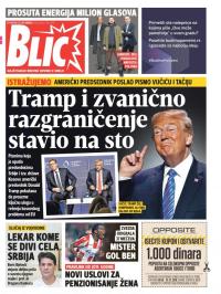 Blic - broj 7849, 20. dec 2018.