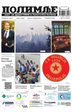 Polimlje, Prijepolje - broj 3053, 1. avg 2025.