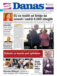 Danas - broj 6703, 5. feb 2016.
