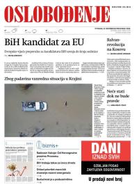 Oslobođenje - broj 27171, 13. dec 2022.