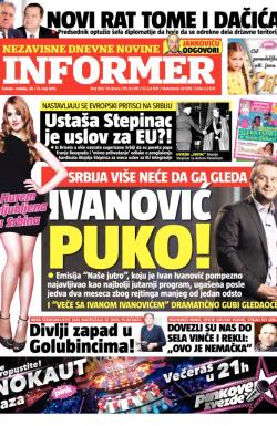 Informer - broj 934, 30. maj 2015.