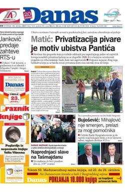 Danas - broj 7325, 19. okt 2017.