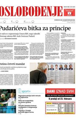 Oslobođenje - broj 25614, 19. mar 2018.