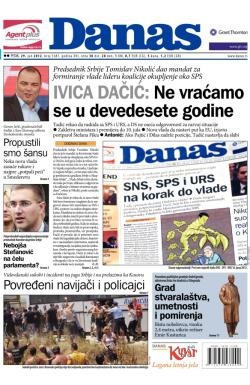 Danas - broj 5387, 29. jun 2012.