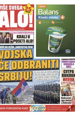 Alo - broj 3625, 30. mar 2018.