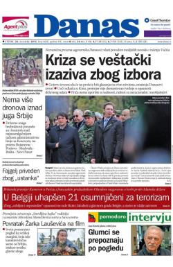 Danas - broj 6630, 24. nov 2015.