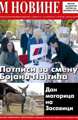 M Novine, Sr. Mitrovica - broj 592, 24. apr 2013.