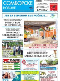 Somborske novine - broj 3285, 9. jun 2017.