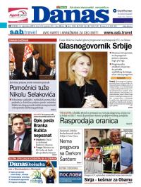 Danas - broj 5818, 3. sep 2013.