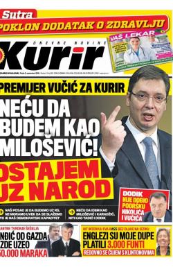 Kurir - broj 926, 2. sep 2016.