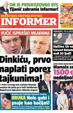 Informer - broj 306, 9. maj 2013.