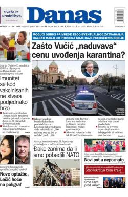Danas - broj 8577, 24. mar 2021.