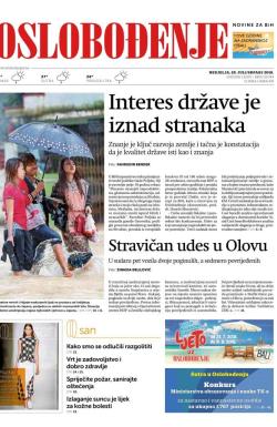Oslobođenje - broj 25744, 29. jul 2018.