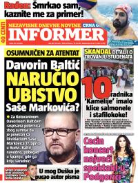 Informer CG - broj 925, 20. maj 2015.