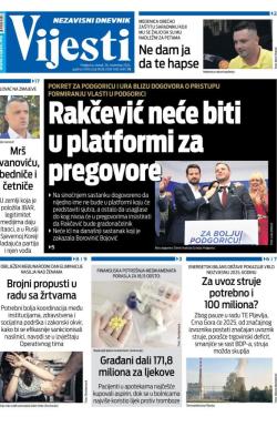 Vijesti - broj 9550, 26. nov 2024.