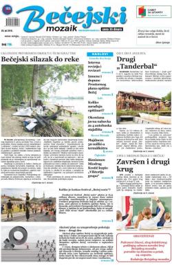 Bečejski mozaik - broj 756, 20. jul 2018.