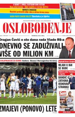 Oslobođenje - broj 24.544, 29. mar 2015.