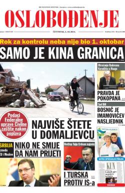 Oslobođenje - broj 24.366, 2. okt 2014.