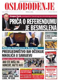 Oslobođenje - broj 24.185, 4. apr 2014.