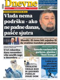 Dnevne novine - broj 3174, 13. dec 2021.