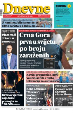 Dnevne novine - broj 3135, 28. okt 2021.