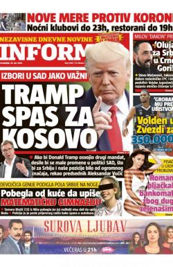 Informer - broj 2487, 29. jun 2020.