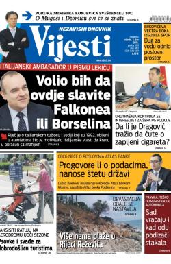 Vijesti - broj 5813, 4. jun 2014.