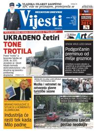 Vijesti - broj 5900, 30. avg 2014.