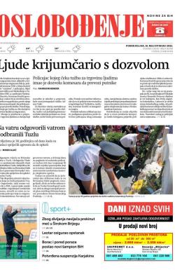Oslobođenje - broj 26992, 16. maj 2022.
