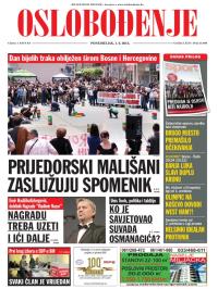 Oslobođenje - broj 24.608, 1. jun 2015.