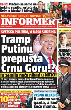 Informer - broj 1424, 29. dec 2016.