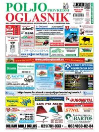 Poljoprivredni Oglasnik - broj 315, 16. mar 2016.