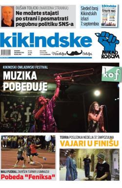Kikindske - broj 1015, 27. jul 2018.