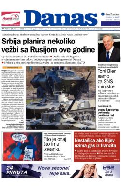 Danas - broj 6360, 27. feb 2015.