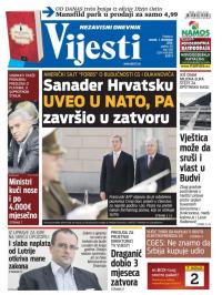 Vijesti - broj 6353, 1. dec 2015.