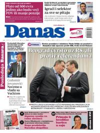 Danas - broj 6676-6677, 9. jan 2016.