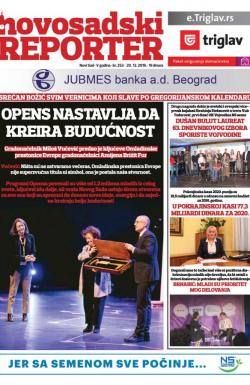 Novosadski reporter - broj 253, 20. dec 2019.