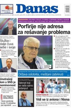 Danas - broj 8596, 12. apr 2021.