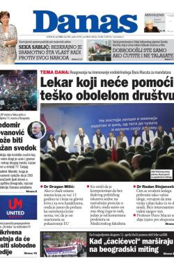 Danas - broj 9883, 8. apr 2025.