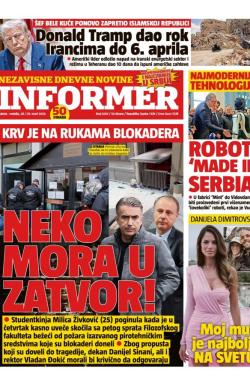 Informer - broj 4243, 28. mar 2026.