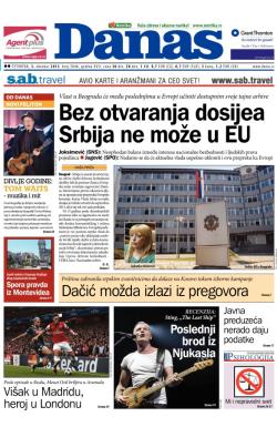 Danas - broj 5848, 3. okt 2013.