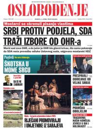 Oslobođenje - broj 24.914, 2. apr 2016.