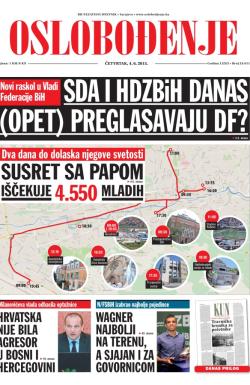 Oslobođenje - broj 24.611, 4. jun 2015.