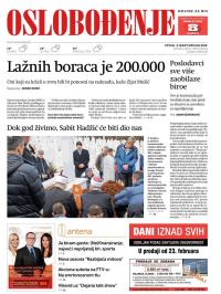 Oslobođenje - broj 25604, 9. mar 2018.