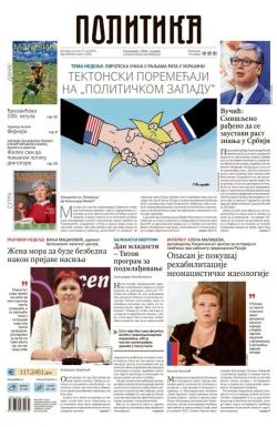 Politika - broj 40038, 25. maj 2025.